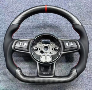Volante al por mayor para Volkswagen VW Golf 4 5 6 7 7.5 8 <span class=keywords><strong>GTI</strong></span> Mk7 Mk5 Mk8 <span class=keywords><strong>GTI</strong></span> <span class=keywords><strong>Polo</strong></span> 6R Scirocco Jetta Tiguan T6 Passat B6 B7 B8 - Product Image 1