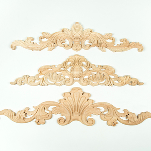 Quadrato moderno in <span class=keywords><strong>legno</strong></span> intagliato <span class=keywords><strong>Applique</strong></span> per mobili cornice angolare decorazione facile installazione floreale intarsio decorazione <span class=keywords><strong>da</strong></span> <span class=keywords><strong>parete</strong></span> - Product Image 2