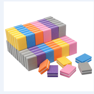 BIN Nail Supplies Mini Sponge Nail <strong>File</strong> Mix Color No Electric Nail Drill <strong>E</strong> <strong>File</strong> Small Block Sponge <strong>File</strong> - Product Image 1