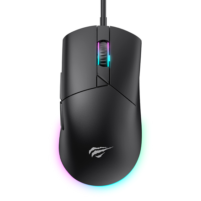 Havit MS1038 Wholesale Gaming Mouse Ergonomic RGB USB Wired Mouse for Computer Office Gamer Mice Gaming Mouse