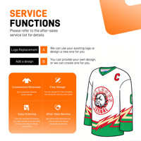 Maillot de hockey en polyester respirant 100 %, style tendance, broderie personnalisée, sergé, pour le hockey sur glace, vente en gros