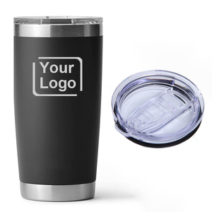 Tumbler Americano <span class=keywords><strong>da</strong></span> 20oz a Doppia Parete con Isolamento Sottovuoto, Rivestimento in Polvere, per Vino e Campeggio, con Logo Personalizzato, Tazza Classica - Product Image 4