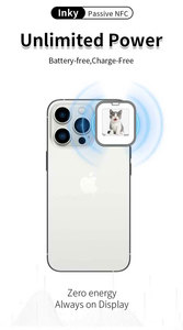 Hipoink ป้ายติดภาพ E-Ink กันน้ำพวงกุญแจไร้สายอัจฉริยะขนาด1.54นิ้ว epaper แบบพาสซีฟใช้ไฟจาก NFC หน้าจอ4สี - Product Image 4