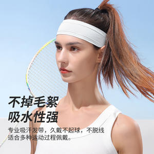 Professional Running Sweatband <b>Thin</b> Breathable Spandex Nylon Elastic <b>Headband</b> For Outdoor Fitness Yoga Universal Size - Product Image 3