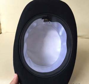 Sombrero de Copa Clásico Negro de Fieltro de Lana Británica de Alta Calidad, Corona Alta de 13.5cm, Sombrero de Lana para Caballero, Iglesia, Fiesta - Product Image 6