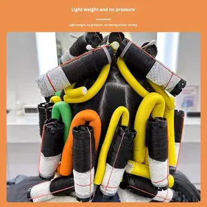 Éponge multifonctionnelle résistante à la chaleur pour fer à friser Barre universelle en caoutchouc Outil de coiffage à pression froide pour cheveux bouclés Paresseux - Product Image 4