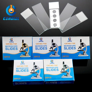 연구실용 CORDIAL 7109 컬러 프로스트 한쪽 면 폴리싱 마감 현미경 슬라이드 - Product Image 2