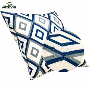 عرض خاص وسادة رمي نمط غير تقليدي مقاومة للأشعة البنفسجية لجانب البلد في الهواء الطلق الفناء الزخرفية - Product Image 3