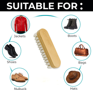 <span class=keywords><strong>Brosse</strong></span> en daim personnalisée avec logo, <span class=keywords><strong>brosse</strong></span> en daim crêpe pour nettoyer le daim, le nubuck sur les bottes, les chaussures, les vestes, Fiamme, soin du cuir de luxe - Product Image 2