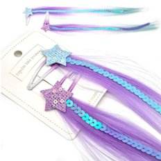 Parrucchino a spillo Bling Bling con pinze a stella WAe pinze per capelli accessori per capelli (WF045E0) - Product Image 1