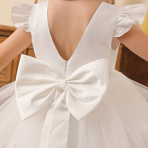 Robe de princesse pour filles, modèle professionnel, vente en gros d'usine, jupe moelleuse personnalisée, collection été 2026, robe de mariée pour enfants - Product Image 4