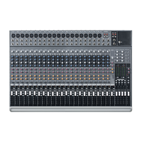 Console de mixage audio USB 24 canaux avec fonction Bluetooth, 4 groupes, 4 retours stéréo, alimentation fantôme 48V