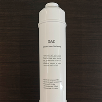 Cartouche de filtre à charbon actif granulaire GAC 100GPD pour purificateur d'eau domestique RO, élément filtrant de remplacement