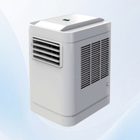 Climatiseur 9000Btu Mobile Home AC Portable pour bureau de cuisine d'affaires utilisant le climatiseur portatif de refroidissement à double tuyau