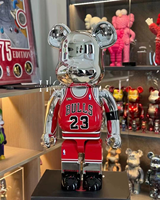 Figurine de collection Bearbrick Jordan 1000% en ABS, modèle de jouet de basket-ball de dessin animé, produit officiel de designer de mode pour décoration intérieure
