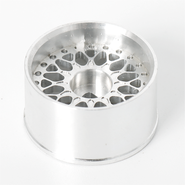 Honeycomb Aluminum RC Model Wheel Rim 5 Axis CNC Milled High Roundness Custom Mini Scooter Vehicle Modification Machining Parts