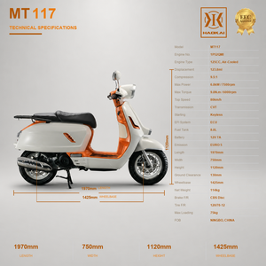 Nuevo Scooter <span class=keywords><strong>de</strong></span> Gasolina <span class=keywords><strong>de</strong></span> 125cc con Sistema EFI MT117, Certificado EEC, Scooter <span class=keywords><strong>de</strong></span> <span class=keywords><strong>125</strong></span> <span class=keywords><strong>CC</strong></span> con Motor <span class=keywords><strong>de</strong></span> Gasolina, Estilo Vintage, con Arranque sin Llave - Product Image 3
