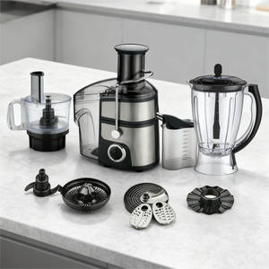 Mixeur-blender portable multifonction en acier inoxydable 11 en 1, pour aliments pour bébés et cuisine, hachoir à viande multifonction - Product Image 6