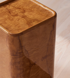 Italie Olive Ash Burl Salon <span class=keywords><strong>Table</strong></span> D'appoint En Bois De Luxe Moderne Bord Arrondi Personnalisé Fabriqué À <span class=keywords><strong>La</strong></span> Main Mobilier D'intérieur <span class=keywords><strong>Table</strong></span> D'appoint - Product Image 5