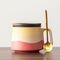 Mug en céramique japonaise classique de 300 ml, finition mate, personnalisable avec logo, compatible micro-ondes et lave-vaisselle, coffret cadeau pour fête du thé