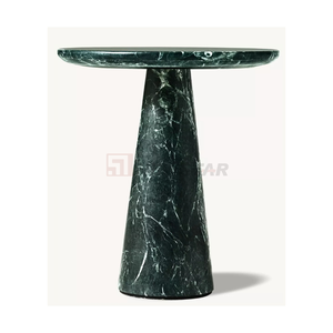 Plinto in pietra naturale piedistallo Display tavolo alto rotondo da <span class=keywords><strong>soggiorno</strong></span> mobili in marmo <span class=keywords><strong>tavolino</strong></span> da caffè - Product Image 6