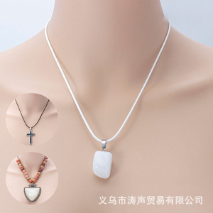 Cordon de collier en fil ciré 1,5-2 mm, corde ronde pour la fabrication de bijoux, accessoires DIY, fournitures de perlage en gros - Product Image 5