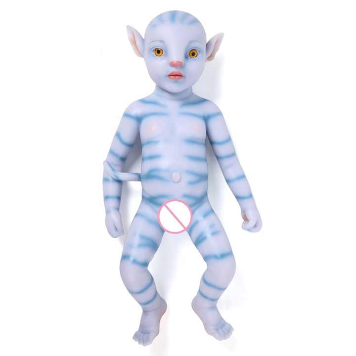 Reborn Baby Dolls - Fully Silicone With Hair, Boy Avatar