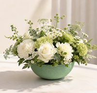 Mousse florale de haute densité en forme de demi-ronde pour l'arrangement de fleurs fraîches DIY
