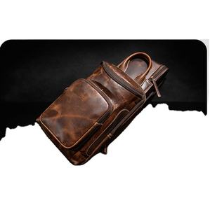 Bolso Cruzado de Cuero Genuino de Primera Calidad, Elegante y Moderno para Viajes, Uso Diario en la Oficina y Casual, para Hombres y Mujeres, Mochilas para Hombre - Product Image 1
