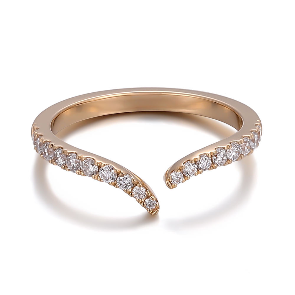 แหวนเพชรแล็บโกลด์ 14K