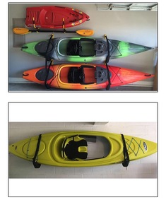 <span class=keywords><strong>Kayak</strong></span> lưu trữ Rack với móc bổ sung cho <span class=keywords><strong>Kayak</strong></span> canoe 150lbs Heavy-Duty thép <span class=keywords><strong>Kayak</strong></span> tường giá - Product Image 6