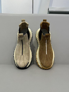Autumn 2025 High-Top Dad <b>Shoes</b> with Thick Sole Faux Suede Upper <b>Height</b> <b>Increasing</b> Slip-On Comfortable Chunky <b>shoes</b> - Product Image 3
