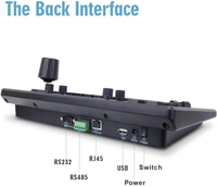 OEM ODM Système de conférence audio vidéo avec POE RS422 RS232 RJ45 4D Joystick Contrôleur PTZ