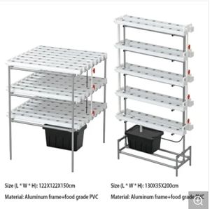 Pot de fleur et jardinière Kit de plantation à domicile hydroponique Nft <span class=keywords><strong>Mini</strong></span> canal en <span class=keywords><strong>PVC</strong></span> - Product Image 3