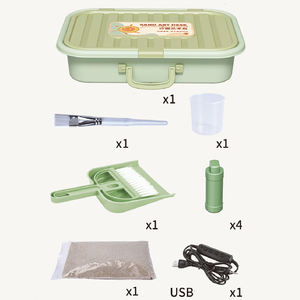 Jeux de peinture de <span class=keywords><strong>sable</strong></span> sensorielle magique pour enfants, boîte de table lumineuse d'art de <span class=keywords><strong>sable</strong></span>, boîte de planche à <span class=keywords><strong>dessin</strong></span>, kits de peinture portables, cadeau pour enfants - Product Image 3