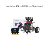 Kit de Robot Inteligente para Auto Micro:Bit, Placa de Desarrollo de Programación Microbit V2, Educación en Python