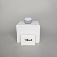 Contenants vides pour gommage corporel, pot de 100 ml (4 oz) et 120 ml (8 oz), pot en plastique PET de luxe vide pour crème corporelle avec couvercle blanc