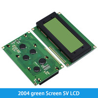 1 unidad LCD2004 + I2C 2004 20x4 2004A pantalla azul HD44780 caracteres LCD/W IIC/I2C Módulo adaptador de interfaz serie para módulo Arduino