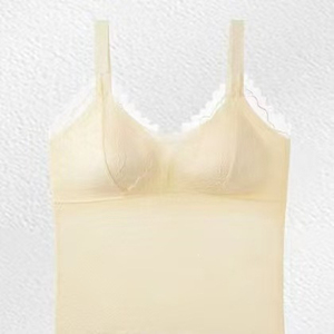 Nouveau soutien-gorge débardeur en dentelle style français, léger, sans coutures, sensation seconde peau, maintien doux, anti-affaissement, push-up - Product Image 1