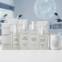Kit de Soin B2B en Gros à Base de Microbiome Bifida Fermenté : Nettoyant Visage Probiotique, Brume, Sérum, Lotion et Crème Avancée Réparatrice de Barrière Cutanée