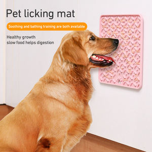 BPA Free Lick <span class=keywords><strong>Mat</strong></span> für Hunde, quadratische Form mit 4 Abschnitten und starker Saug basis, Custom Logo Pet Groom ing <span class=keywords><strong>Mat</strong></span> - Product Image 6