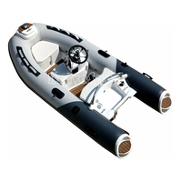 Bateau à rames en fibre de verre à prix avantageux, 3 m/10 pieds, avec volants, pour 2 personnes