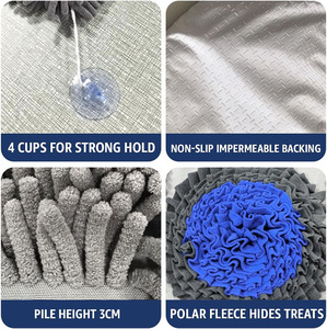 Pet Snuffle <b>Mat</b> for Dogs Interactive Snuffle <b>Mat</b> for Dogs <b>Large</b> Breed Slow Dog Feeding <b>Mat</b> for Training Foraging Stress Relief - Product Image 5