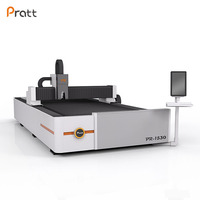 Machine de découpe laser à fibre 1500W 1530 avec commande Cypcut, rail de guidage Hiwin, découpe de métaux, prise en charge AI/PLT/BMP
