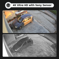 Cámara de Vigilancia CCTV 4K Ultra HD con IA, Detección de Humanos y Vehículos, PoE, Exterior, H.265, 8MP, Tipo Bala, Seguridad IP, Visión Nocturna, Nube