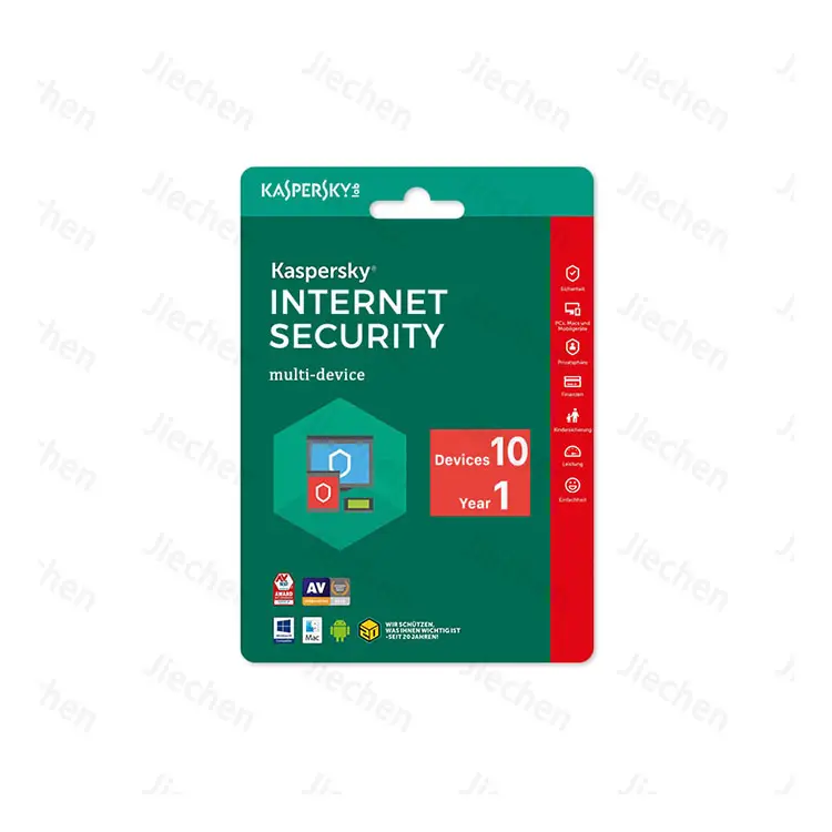 Kaspersky Internet Security Digital Key 10 Devices 1 Year Global Key Online Activation Privacy Protection Antivirus Software