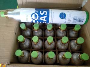 Botella portátil de aluminio para bebidas, botella para refrescos, 0.6L, CO2, cilindros, gran oferta - Product Image 6