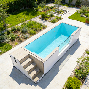 Portable Outdoor Family Swimming Pool Easy Setup Above Ground Container Swimming Pool <b>frame</b> pool - Product Image 5