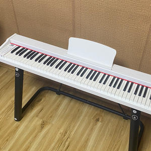 <span class=keywords><strong>Piano</strong></span> <span class=keywords><strong>électrique</strong></span> portable 88 touches à prix avantageux pour les débutants et les étudiants avec marteaux lestés - Product Image 4