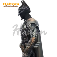 Costume de cosplay personnalisé pour Batman Arkham Knight, ensemble de super-héros haut de gamme, tenue de jeu de rôle pour adultes, Halloween, trench-coat et short